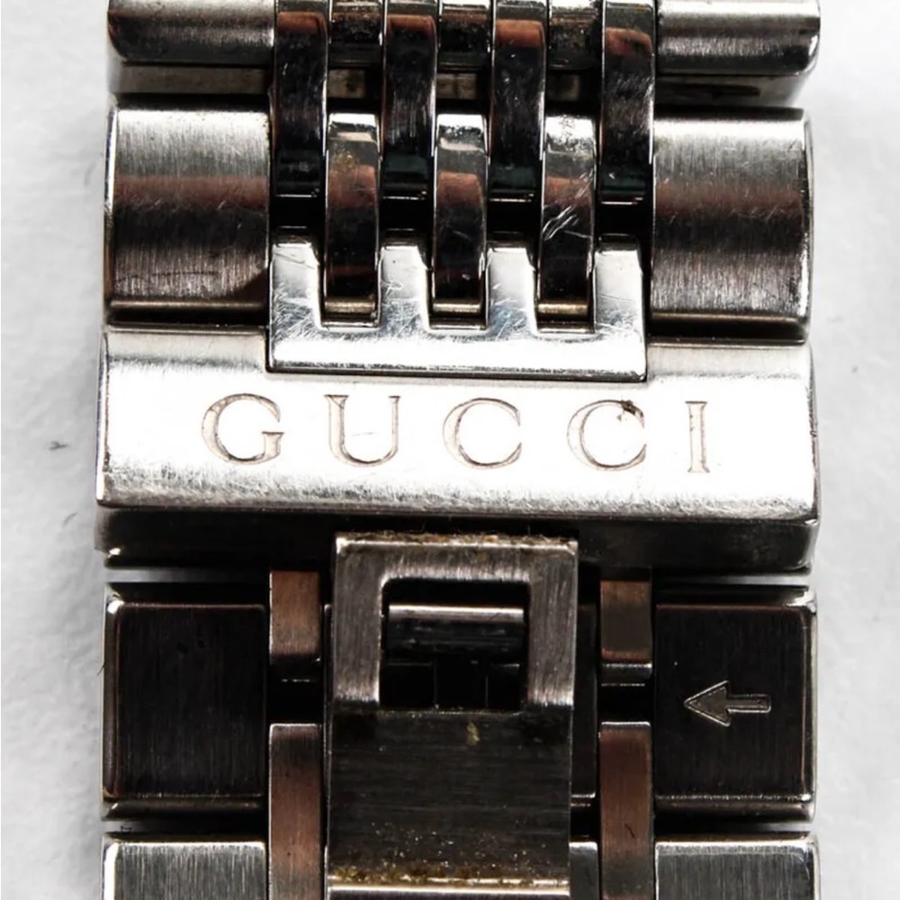 Gucci Womens Stainless Steel Diamond G-Timeless Quartz Watch Black - Picture 7 of 9